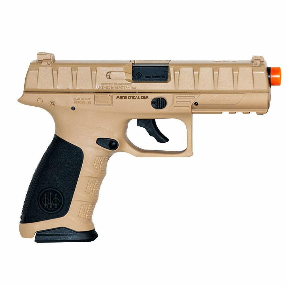 Beretta Apx Co Blowback Airsoft Pistol Tan Rocknus Online Store