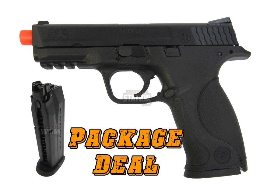 Smith And Wesson Mandp 9 Full Size Gas Blowback Airsoft Pistol By Vfc Combo11828 1 7234