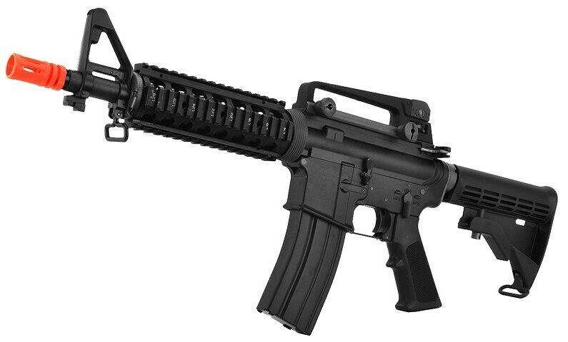 we-tech-full-metal-m4-cqb-open-bolt-gas-blowback-airsoft-rifle-black ...