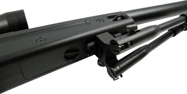 well-l96-airsoft-spring-sniper-rifle-with-compact-skeleton-stock-scope ...